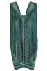 Herve Leger Renata Pointelle Crochet Fringe Dress