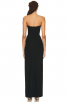 Elegant Black Cut-Out High Slit Gown