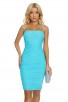 Sky Blue Sexy Sleeveless Sling Bandage Dress