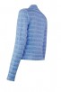 Herve Leger Bandage Dress Long Sleeve Jacket Two Piece Jacquard Button Blue