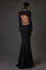 Long Elegant Backless White Evening Dress