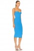 Blue Suspender Bandage Dress