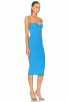 Blue Suspender Bandage Dress