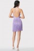 Herve Leger High Neck Fringe Dress