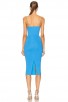 Blue Suspender Bandage Dress