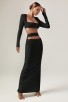 Women's Long Body Fit Sexy Dress