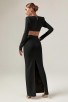 Women's Long Body Fit Sexy Dress