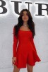 Women's Fashion Fluffy Long Sleeve Mermaid Hem Red Mini Evening Dress