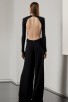 Sexy Backless Comfortable Black Jumpsuit