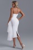White Midi Bandage Dress
