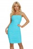 Sky Blue Sexy Sleeveless Sling Bandage Dress