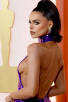 Blue Sequined Halter Neck Party Backless Dress