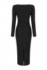 Black Long Double Cutout Party Dress