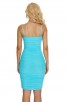 Sky Blue Sexy Sleeveless Sling Bandage Dress