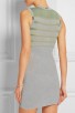 Herve Leger Bandage Dress Jacquared O Neck Tank Grey