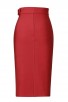 2021 New Women Sexy Split High Waist Solid Color Pencil Skirt