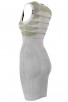 Herve Leger Bandage Dress Jacquared O Neck Tank Grey